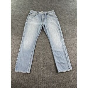 J Crew Vintage Slim Jeans Men 35x32 Light Wash Straight Leg Denim Y2K Classic Fi